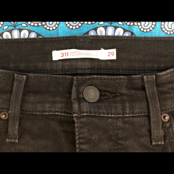 Levi’s black shaping skinny jeans (311) - Picture 3 of 5